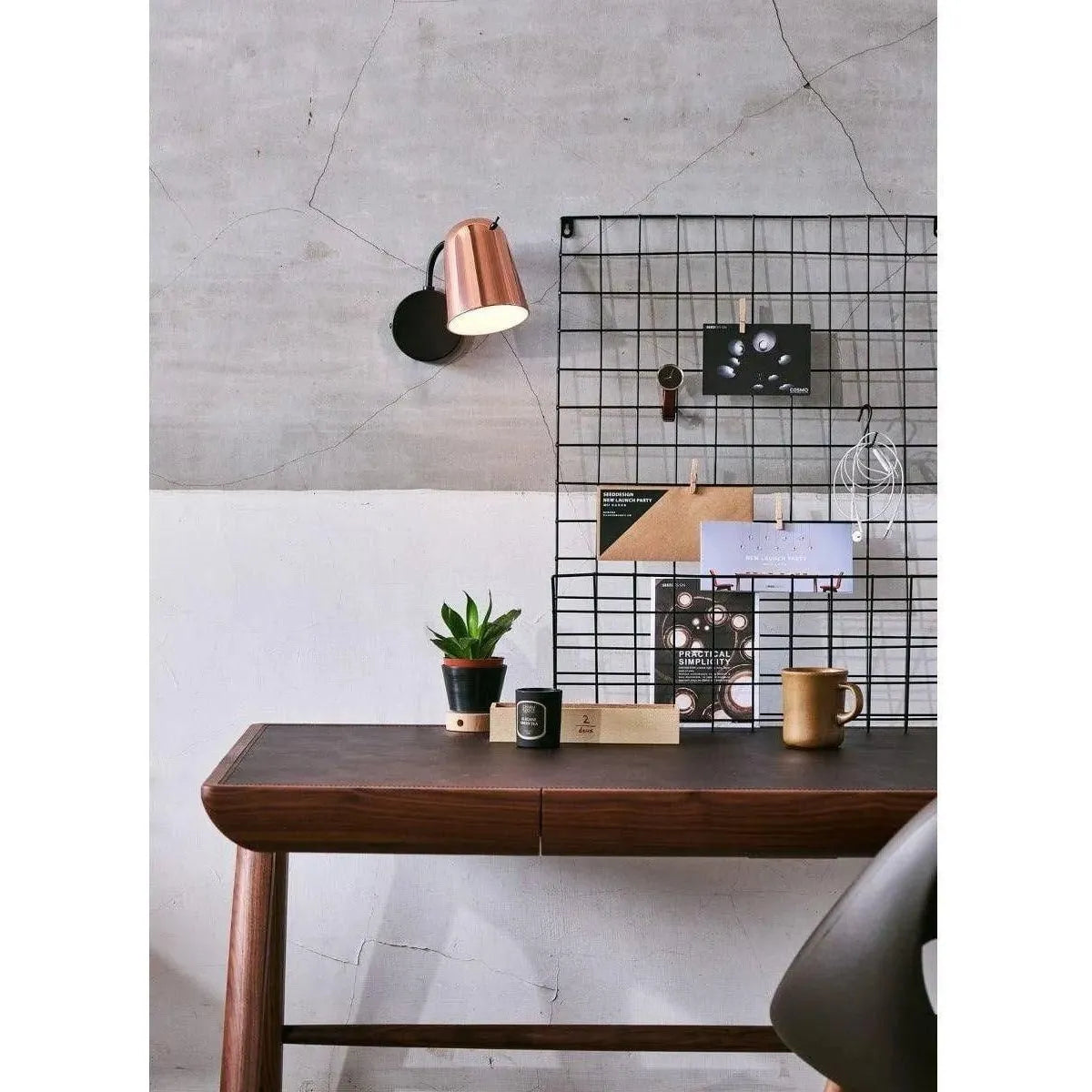 Seed Design - Dobi Wall Lamp - SQ-2181W-WH | Montreal Lighting & Hardware