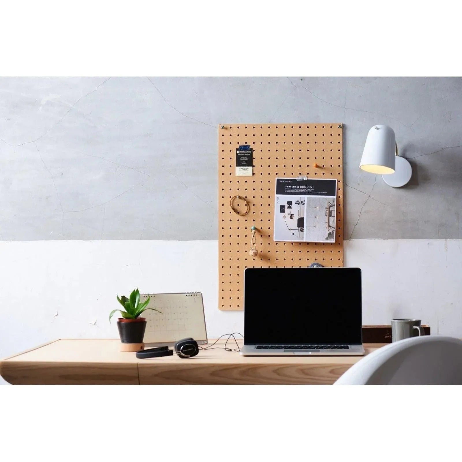 Seed Design - Dobi Wall Lamp - SQ-2181W-WH | Montreal Lighting & Hardware