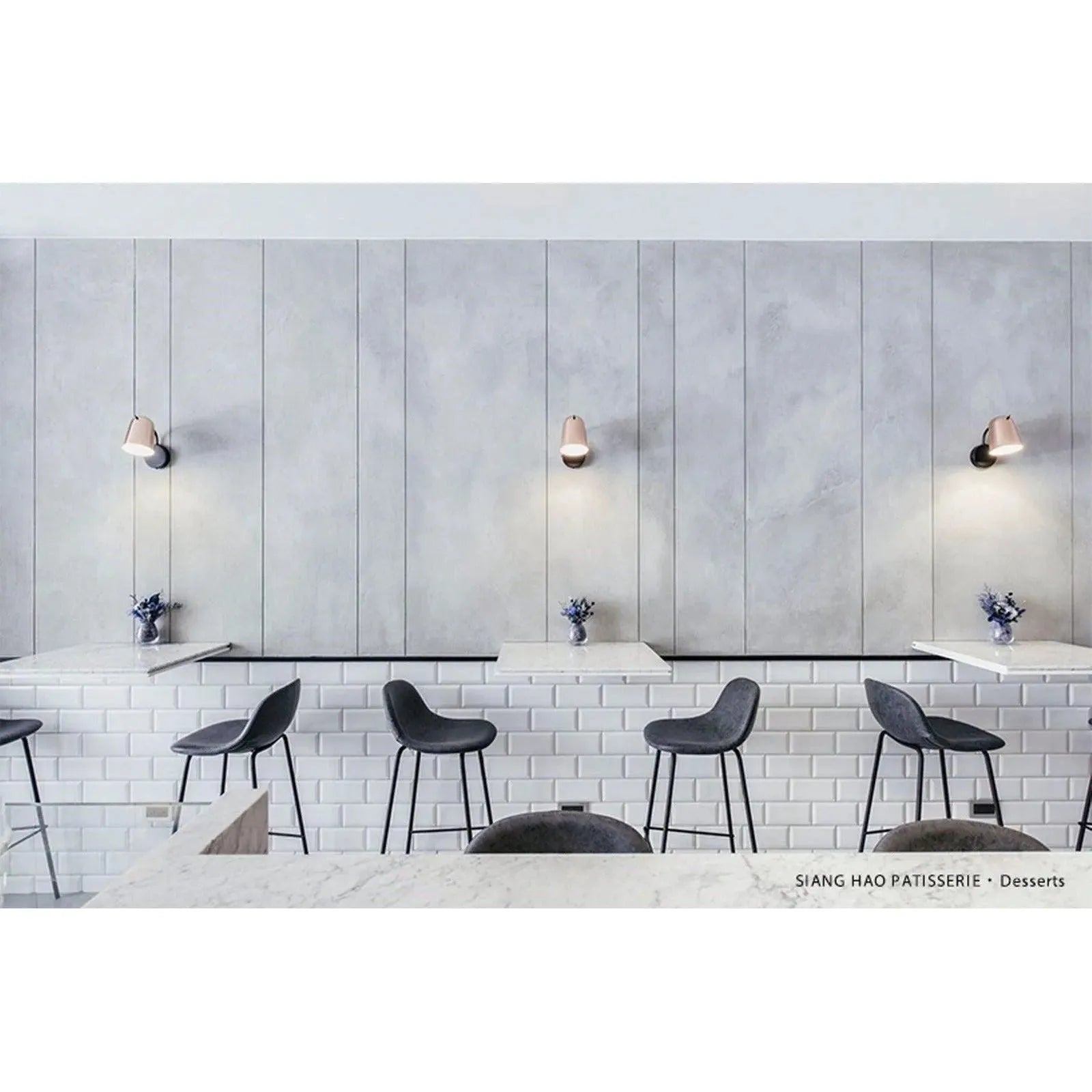 Seed Design - Dobi Wall Lamp - SQ-2181W-WH | Montreal Lighting & Hardware