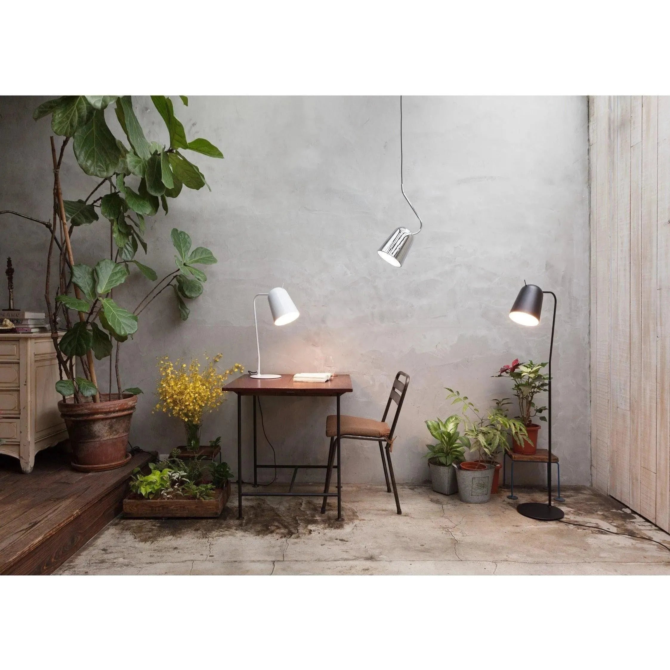Seed Design - Dodo Floor Lamp - SQ-218FR-BK | Montreal Lighting & Hardware