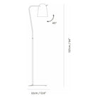 Seed Design - Dodo Floor Lamp - SQ-218FR-BK | Montreal Lighting & Hardware
