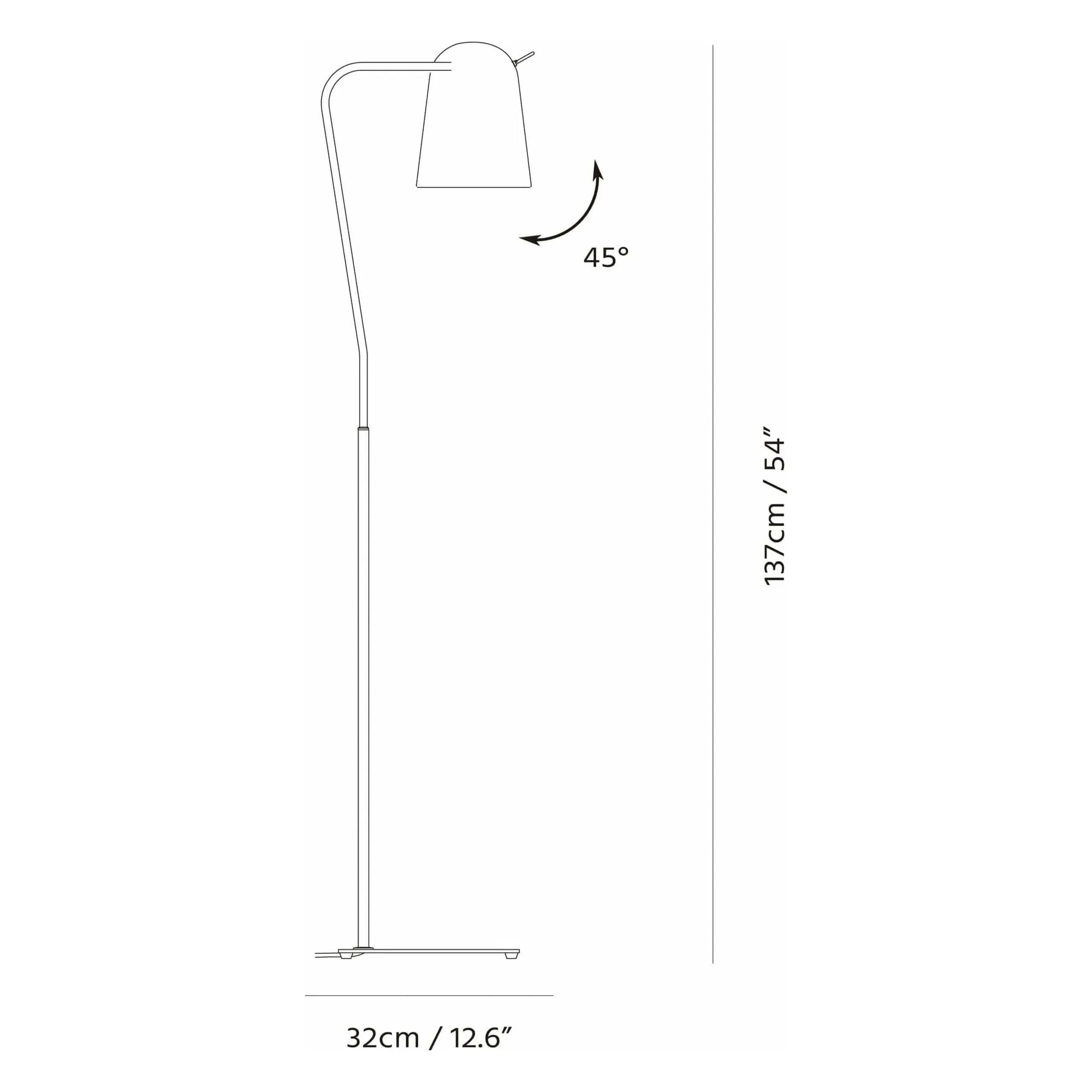 Seed Design - Dodo Floor Lamp - SQ-218FR-BK | Montreal Lighting & Hardware