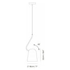 Seed Design - Dodo Pendant Light - SQ-218PS-BK | Montreal Lighting & Hardware