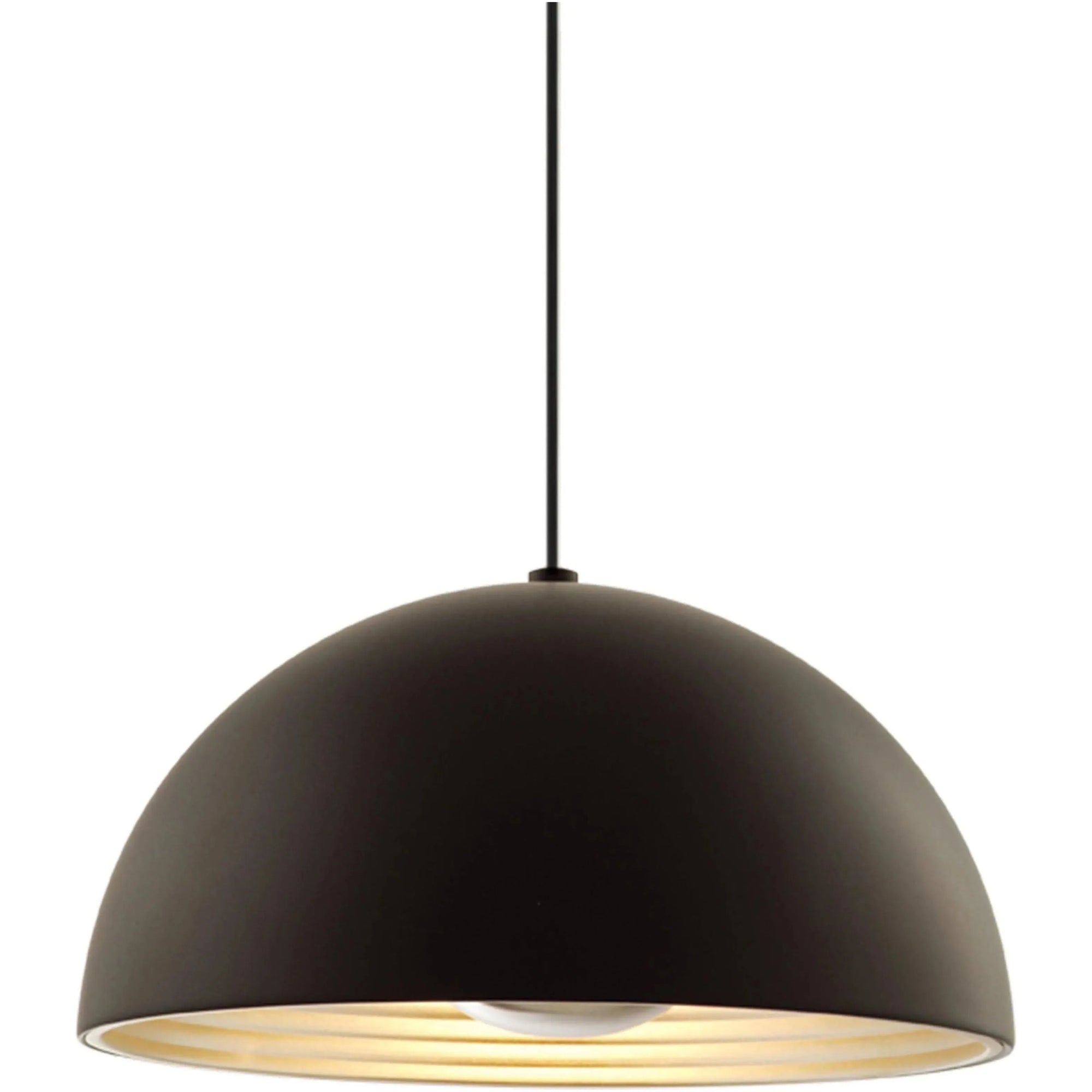 Seed Design - Dome Pendant Light - SQ-360MP-BK | Montreal Lighting & Hardware