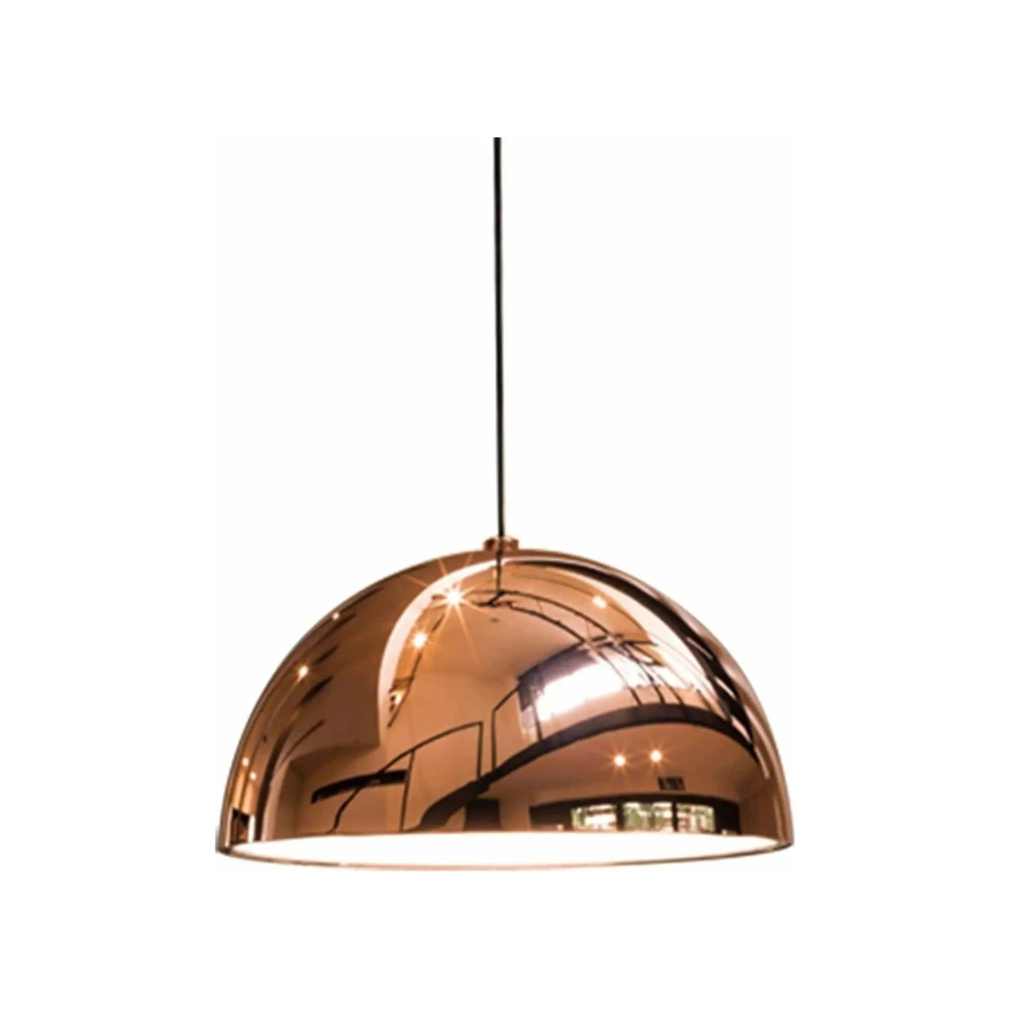 Seed Design - Dome Pendant Light - SQ-360MP-CPR | Montreal Lighting & Hardware