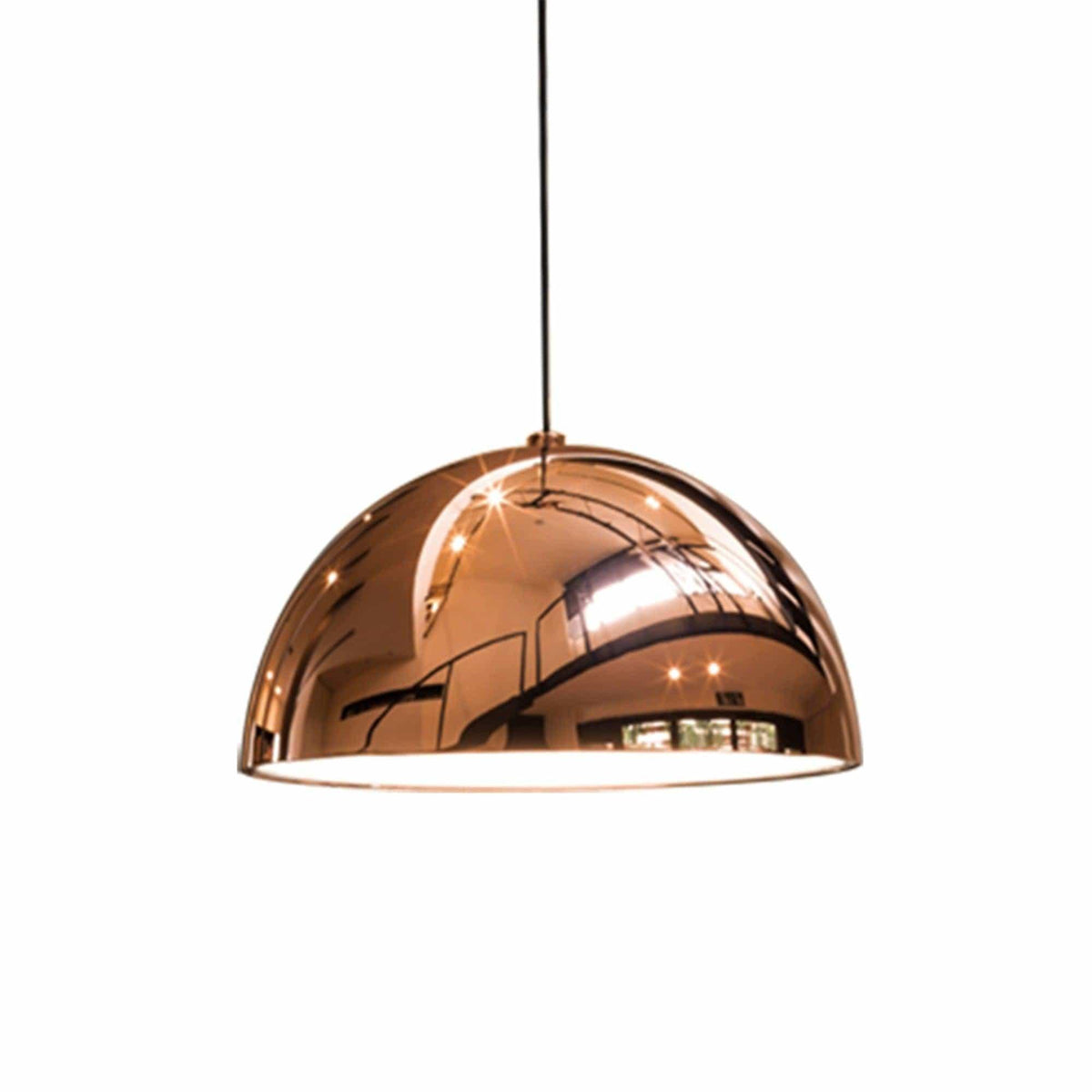 Seed Design - Dome Pendant Light - SQ-360MP-CPR | Montreal Lighting & Hardware