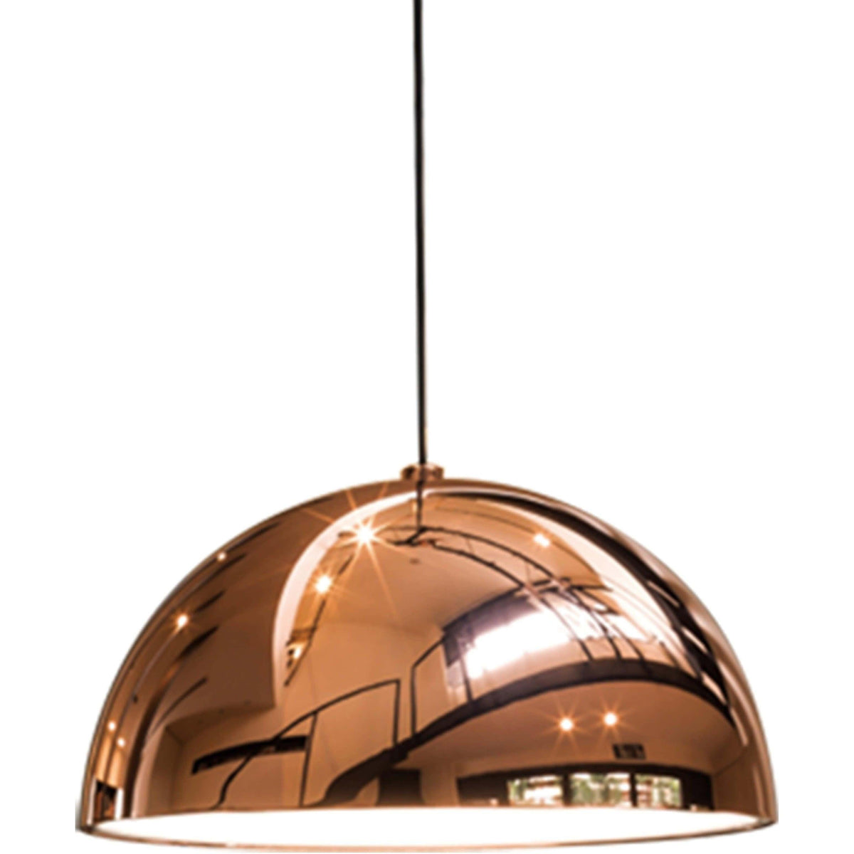 Seed Design - Dome Pendant Light - SQ-3650MP-CPR | Montreal Lighting & Hardware