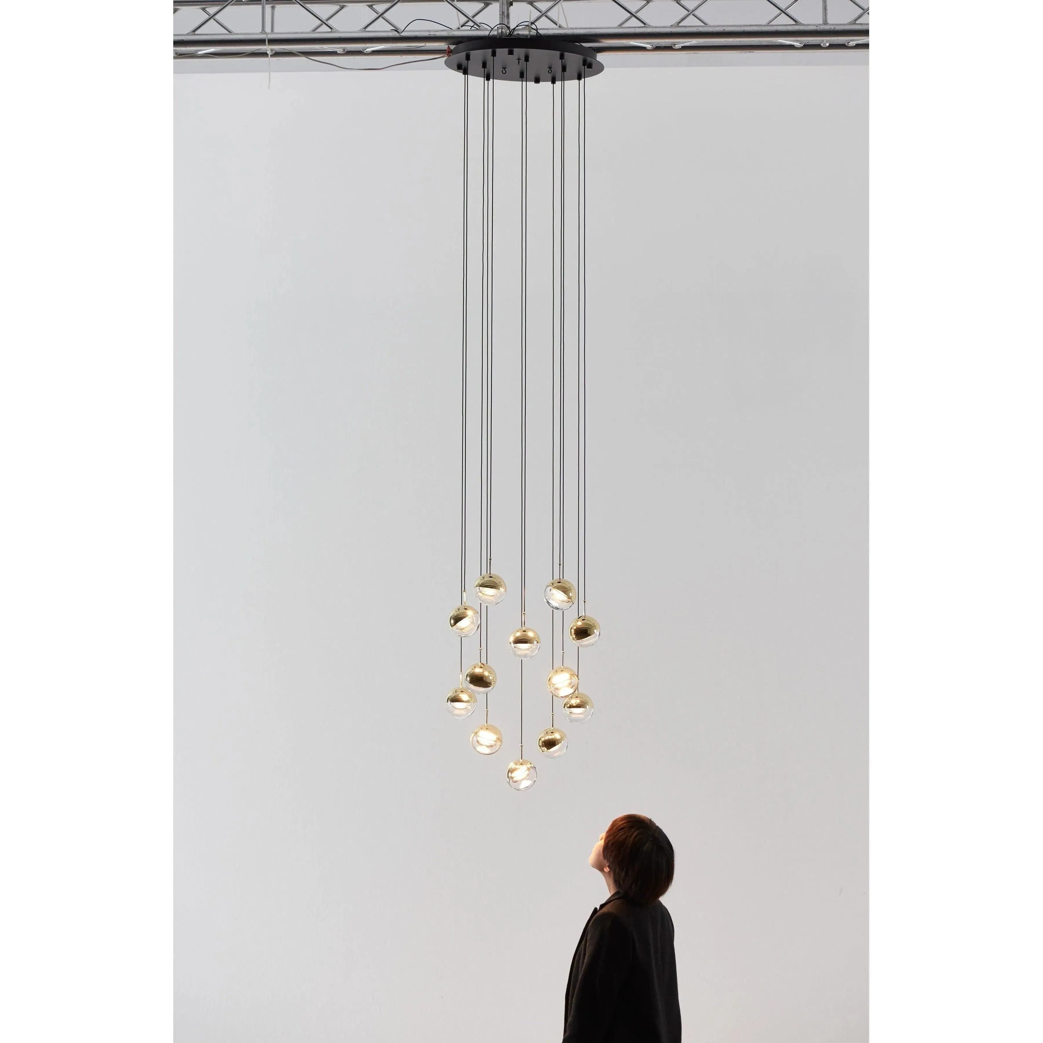 Seed Design - Dora Pendant Light 12 - SLD-1010P12-CPR | Montreal Lighting & Hardware