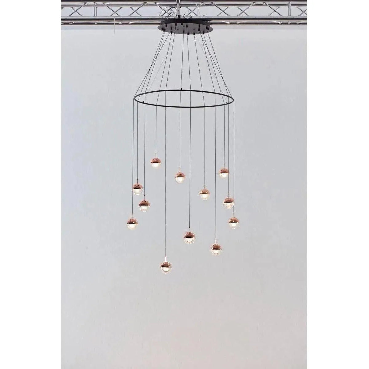Seed Design - Dora Pendant Light 12 With Ring - SLD-1010PC12-CPR | Montreal Lighting & Hardware