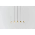 Seed Design - Dora Pendant Light 5 - SLD-1010PL5-BRS | Montreal Lighting & Hardware