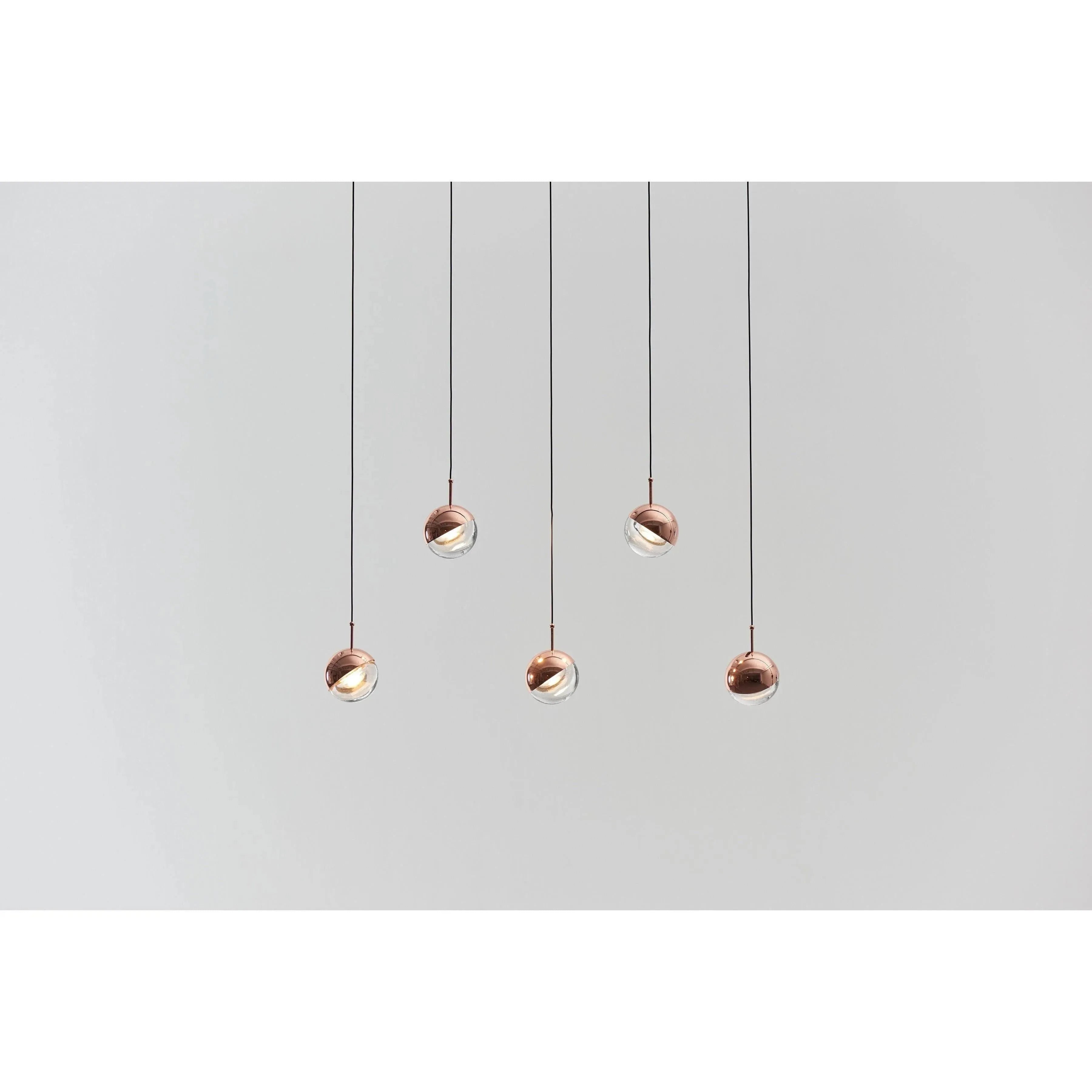Seed Design - Dora Pendant Light 5 - SLD-1010PL5-CPR | Montreal Lighting & Hardware