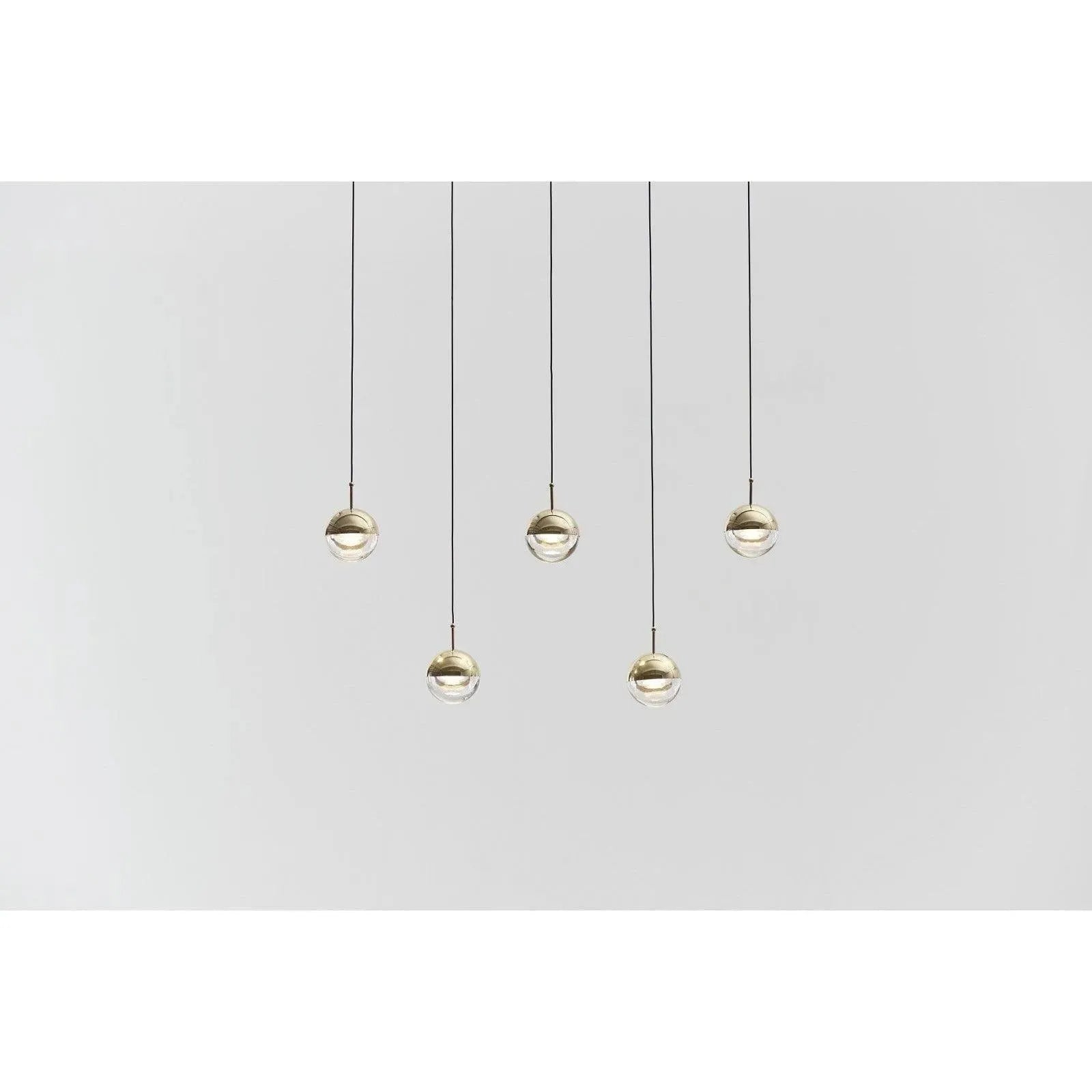 Seed Design - Dora Pendant Light 5 - SLD-1010PL5-CPR | Montreal Lighting & Hardware