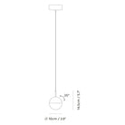 Seed Design - Dora Pendant Light - SLD-1010P-CPR | Montreal Lighting & Hardware