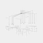 Seed Design - Fuji Pendant Light 12 - SLD-1011PF12-BK | Montreal Lighting & Hardware