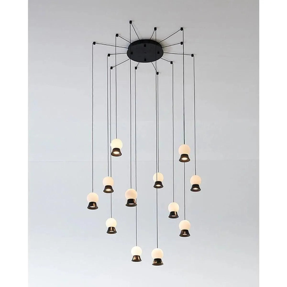 Seed Design - Fuji Pendant Light 12 - SLD-1011PF12-BK | Montreal Lighting & Hardware