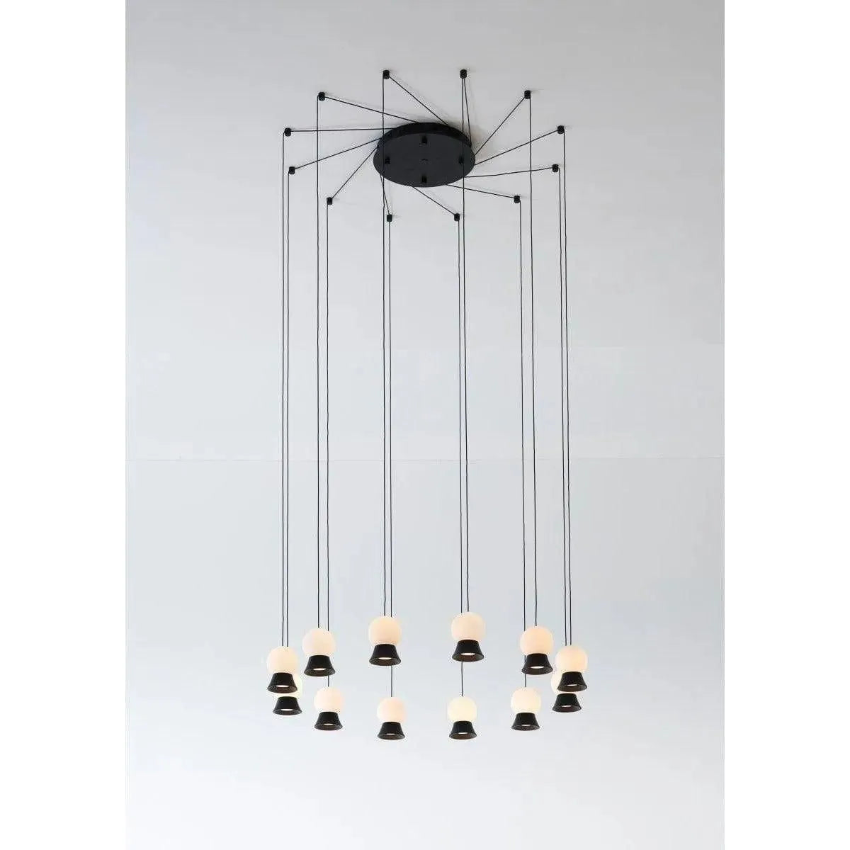 Seed Design - Fuji Pendant Light 12 - SLD-1011PF12-BK | Montreal Lighting & Hardware