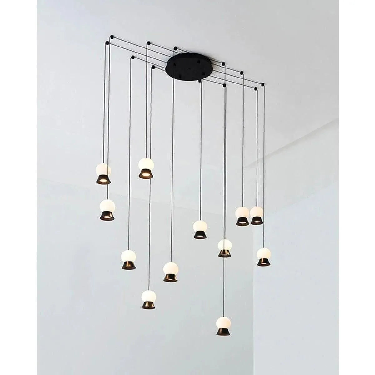 Seed Design - Fuji Pendant Light 12 - SLD-1011PF12-BK | Montreal Lighting & Hardware