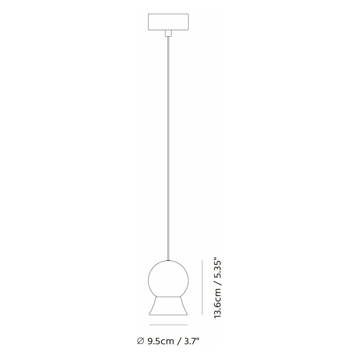 Seed Design - Fuji Pendant Light - SLD-1011P-BK | Montreal Lighting & Hardware