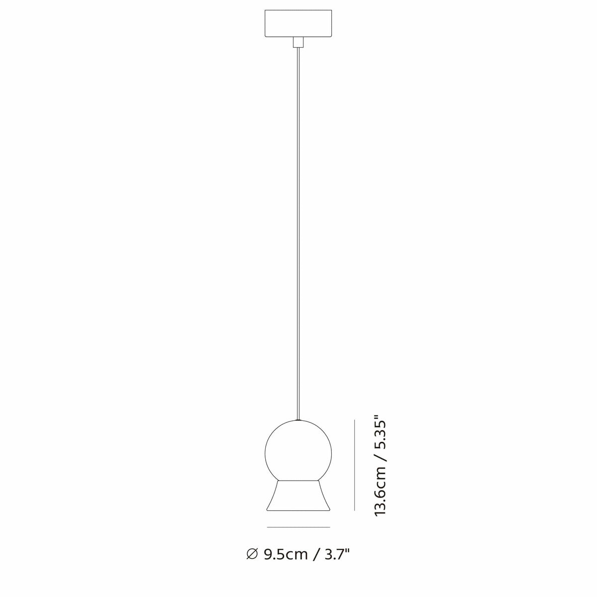 Seed Design - Fuji Pendant Light - SLD-1011P-BK | Montreal Lighting & Hardware