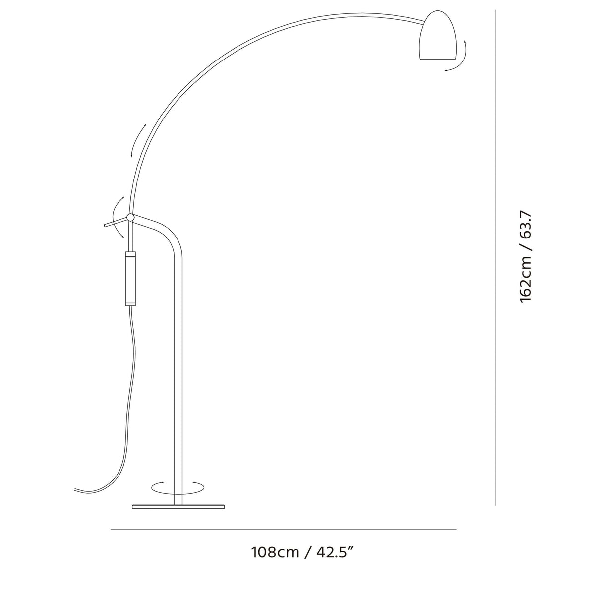 Seed Design - Hercules Floor Lamp - SLD-791FTE-CPR | Montreal Lighting & Hardware