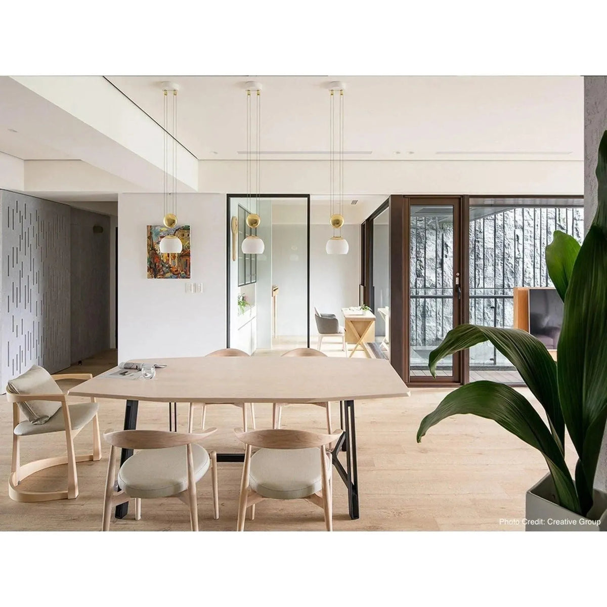 Seed Design - JoJo Pendant Light - SLD-880-CPR | Montreal Lighting & Hardware