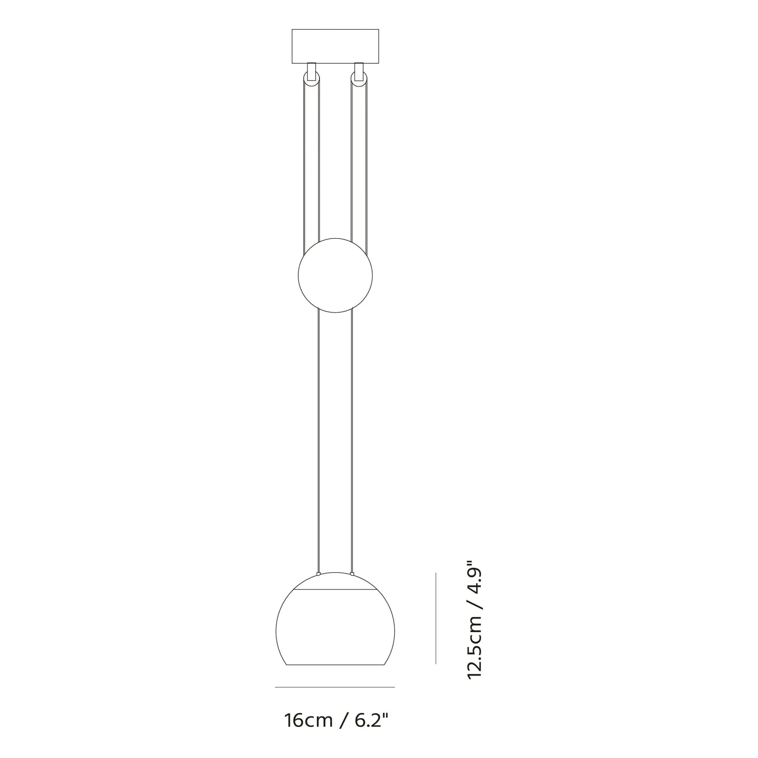 Seed Design - JoJo Pendant Light - SLD-880-CPR | Montreal Lighting & Hardware