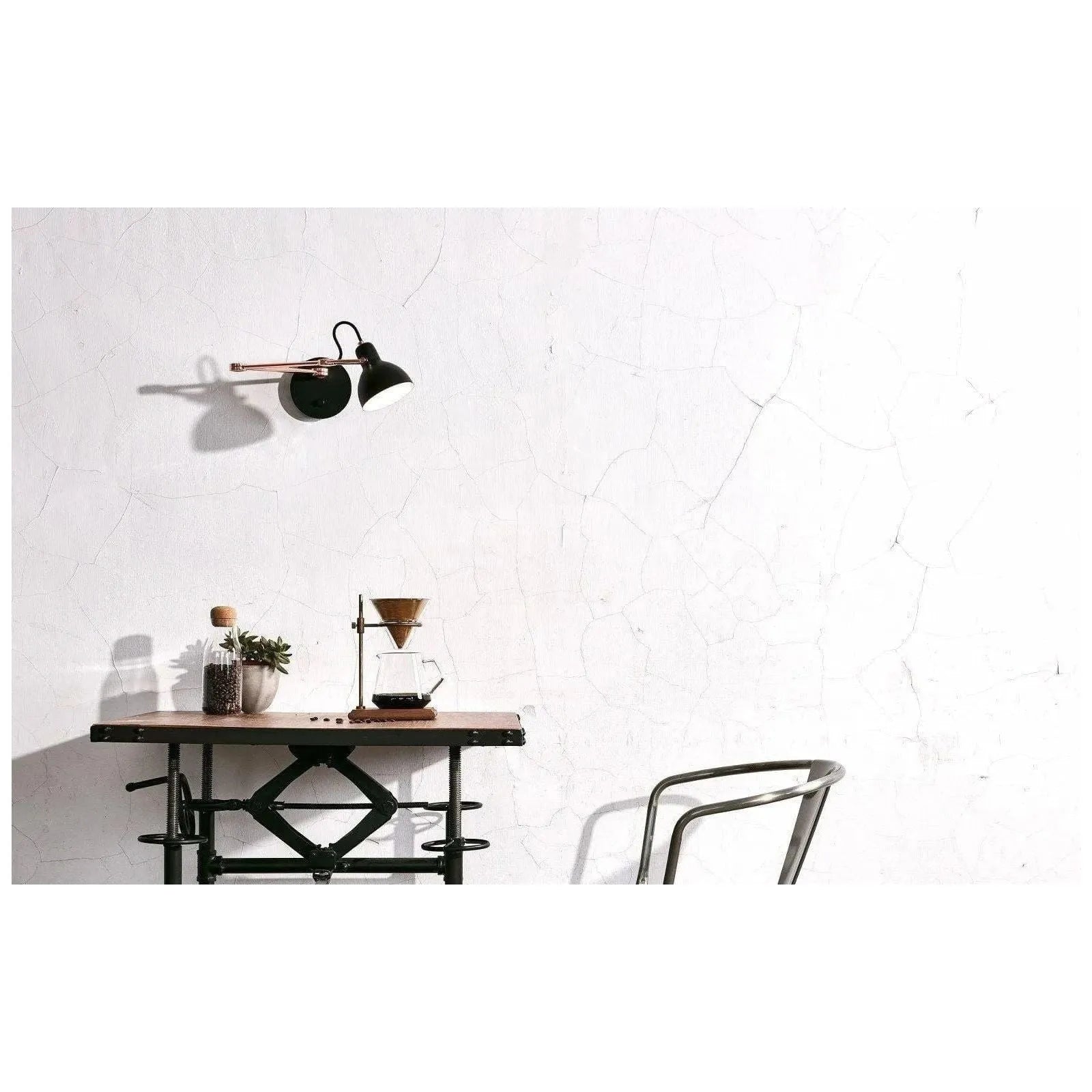 Seed Design - Laito mini Wall Lamp Large - SQ-793MWA-BK | Montreal Lighting & Hardware