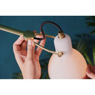 Seed Design - Laito opal Wall Lamp Large - SQ-793WA-GLS | Montreal Lighting & Hardware