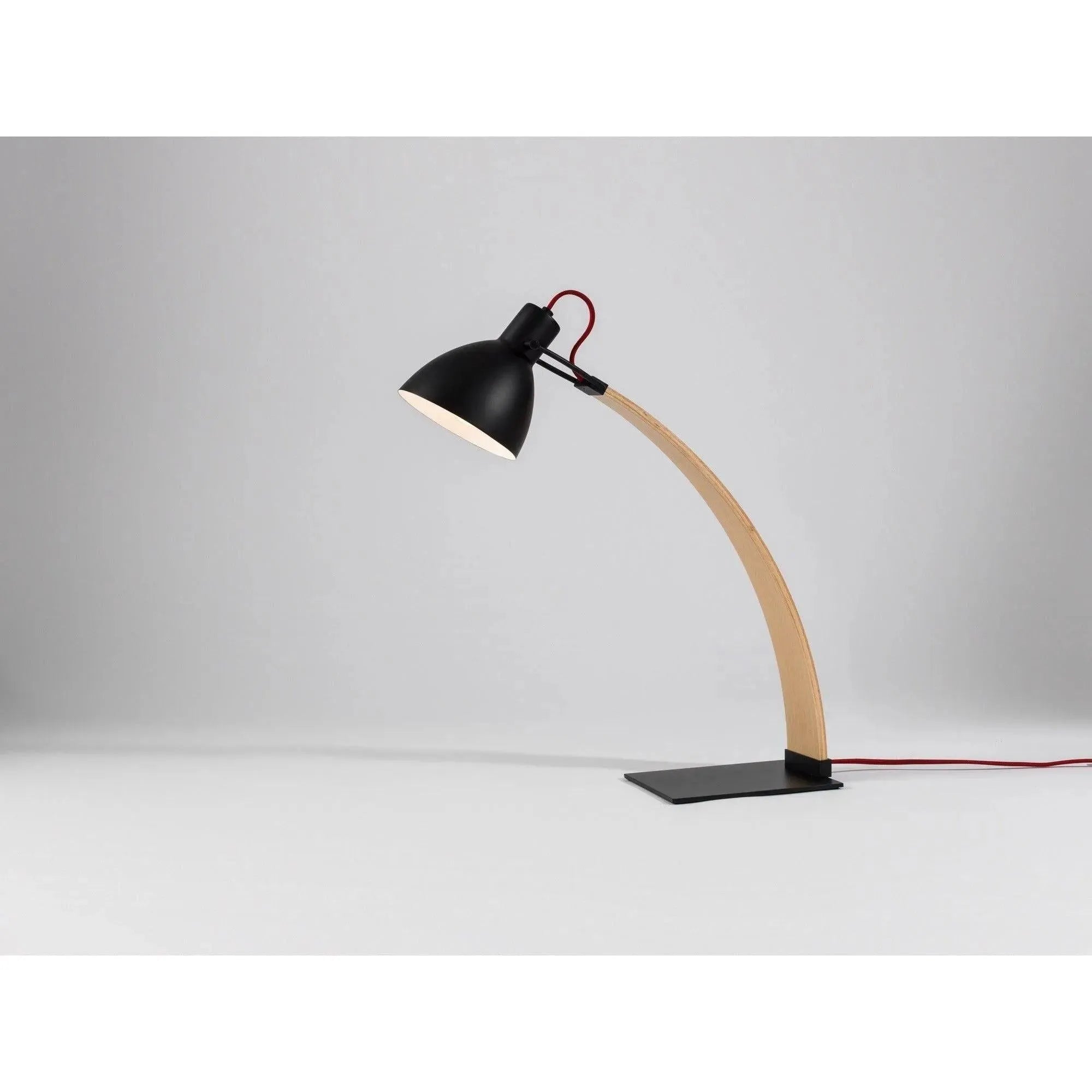 Seed Design - Laito Wood Table Lamp - SQ-893DWR-BK | Montreal Lighting & Hardware