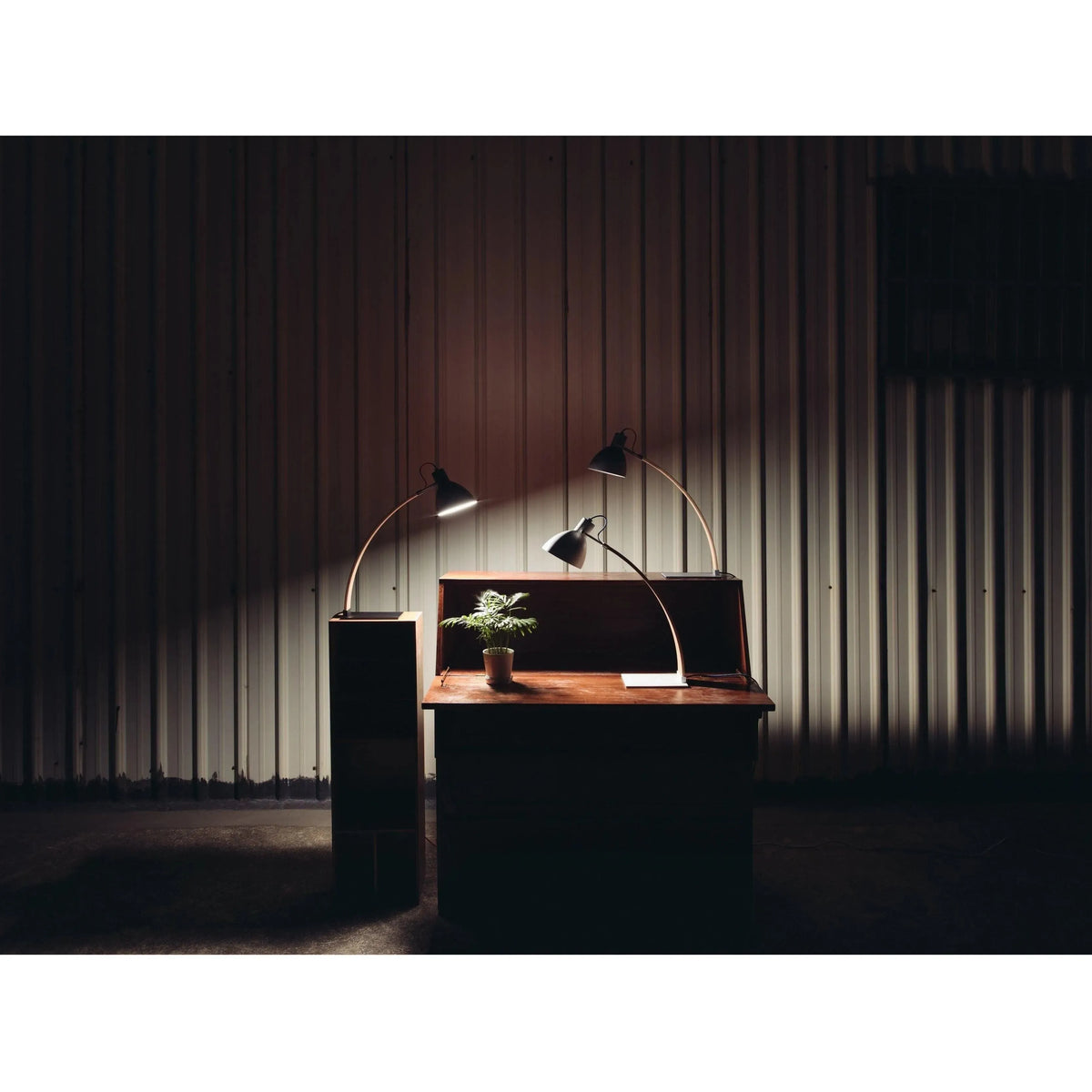 Seed Design - Laito Wood Table Lamp - SQ-893DWR-DGY | Montreal Lighting & Hardware