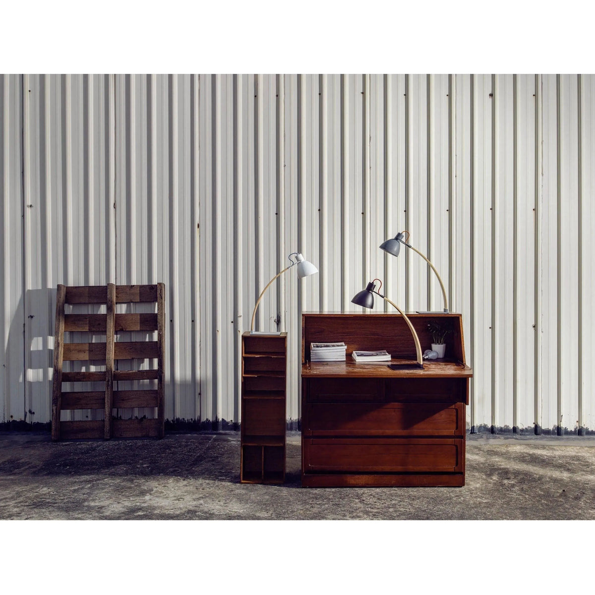 Seed Design - Laito Wood Table Lamp - SQ-893DWR-DGY | Montreal Lighting & Hardware