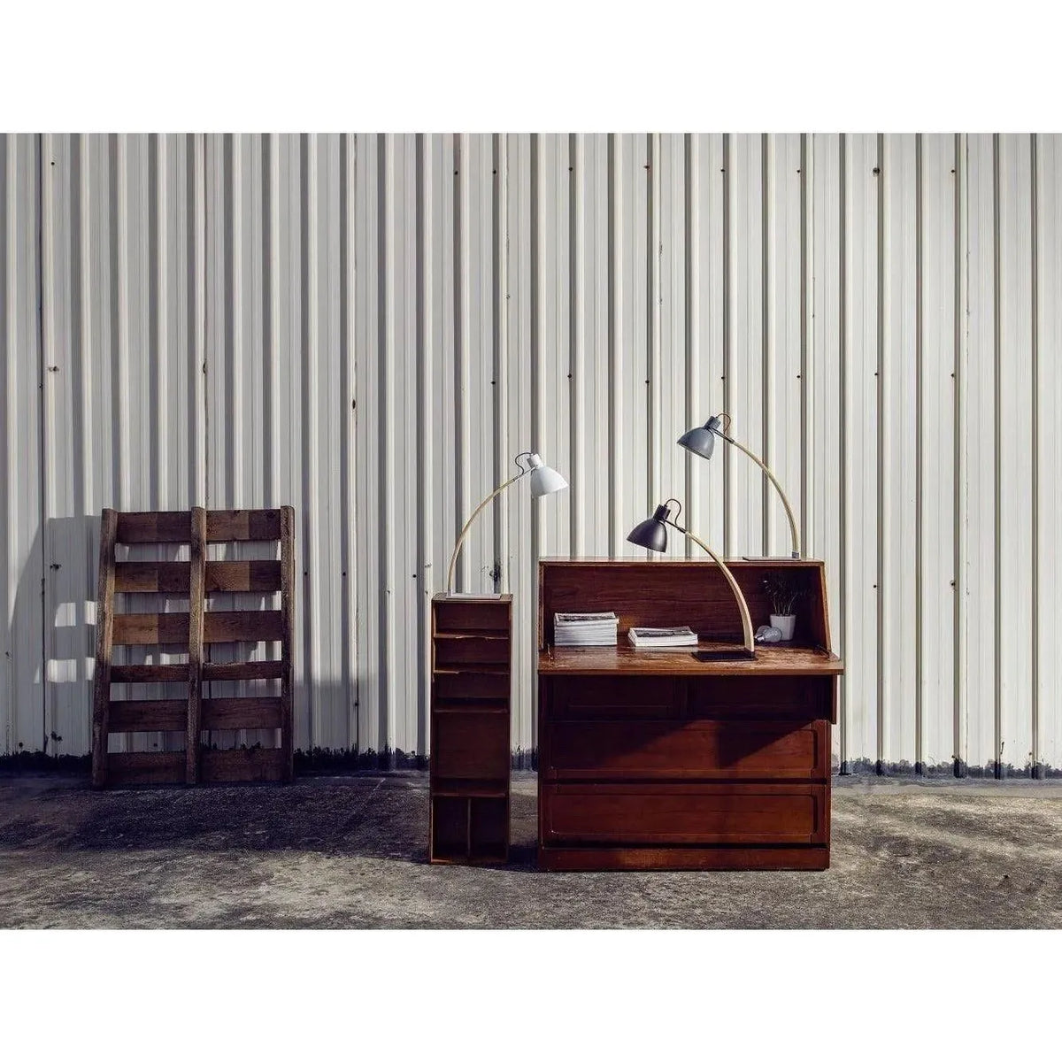 Seed Design - Laito Wood Table Lamp - SQ-893DWR-DGY | Montreal Lighting & Hardware