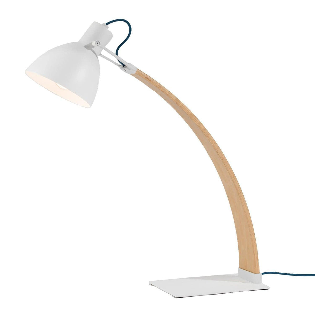 Seed Design - Laito Wood Table Lamp - SQ-893DWR-WH | Montreal Lighting & Hardware
