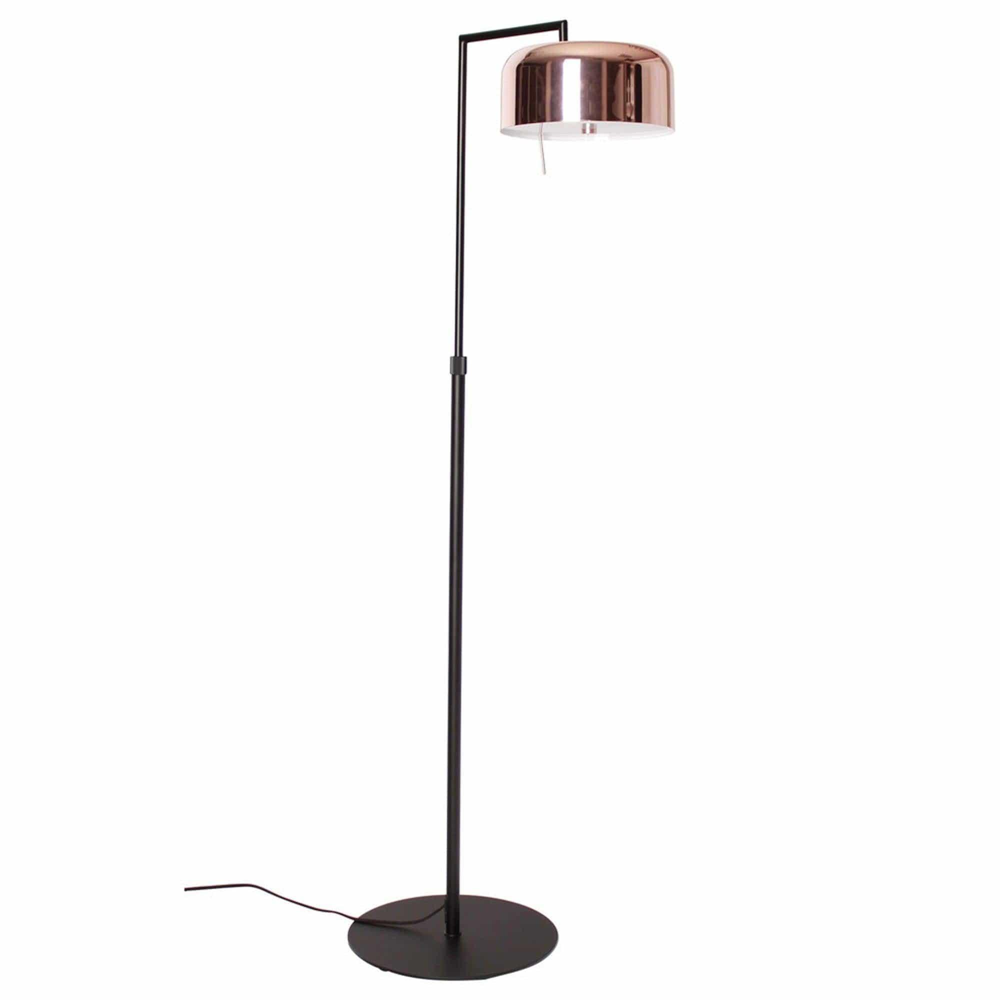 Seed Design - Lalu+ Floor Lamp - SQ-250MFR-CPR | Montreal Lighting & Hardware