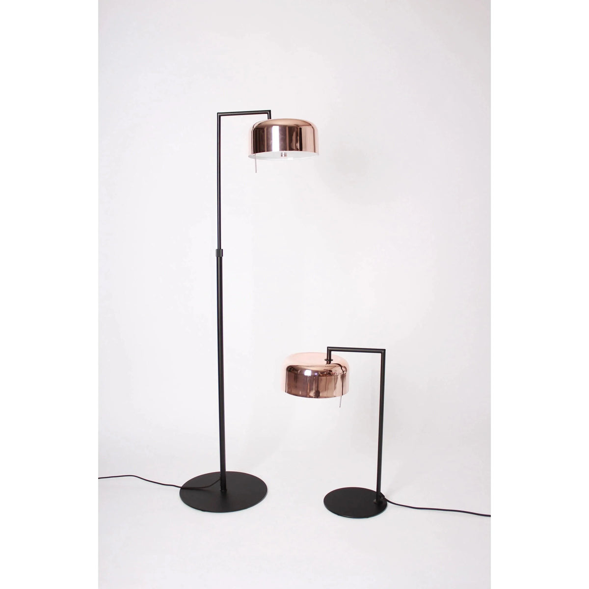 Seed Design - Lalu+ Floor Lamp - SQ-250MFR-CPR | Montreal Lighting & Hardware