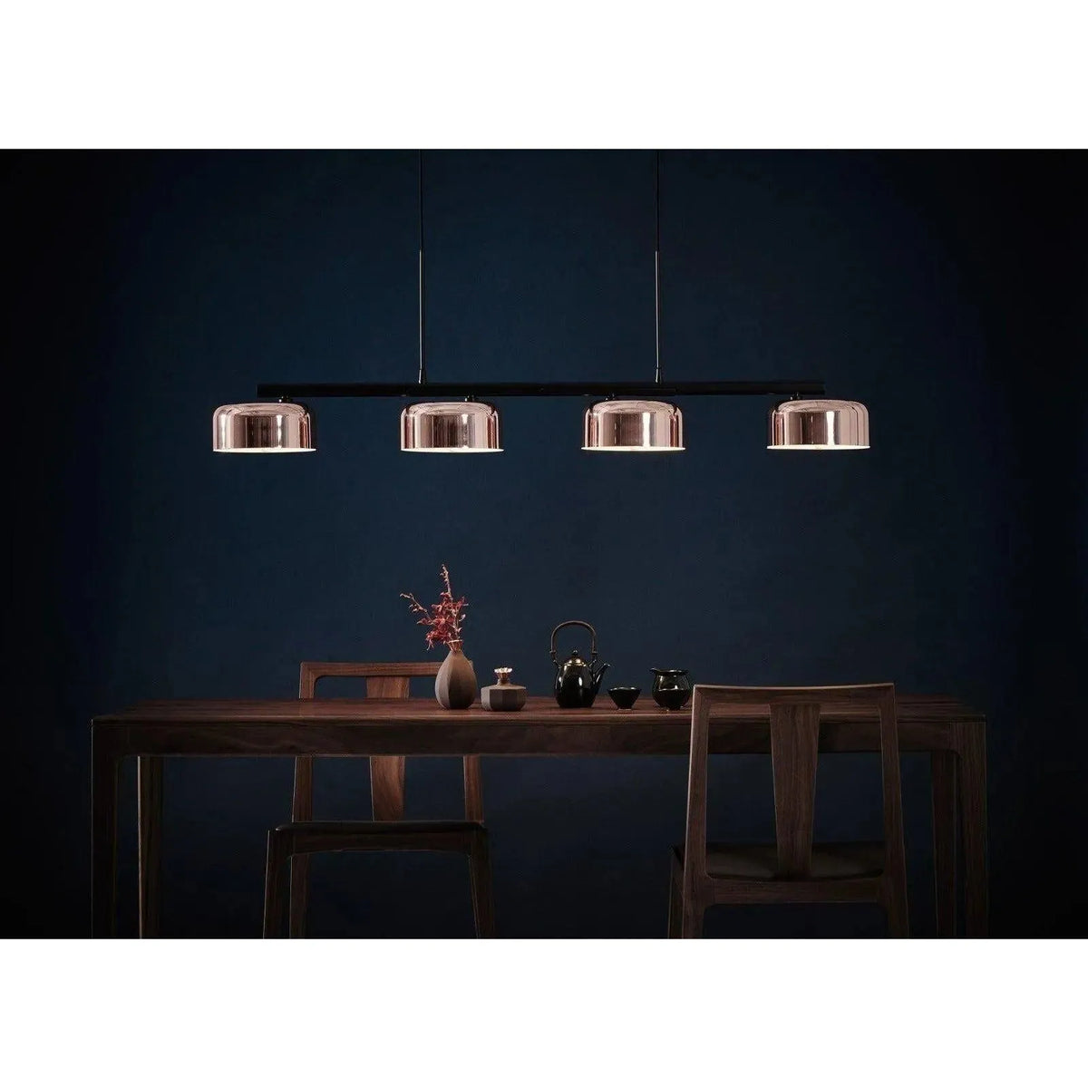 Seed Design - Lalu+ Pendant Light - SQ-250MCTR4-CPR | Montreal Lighting & Hardware