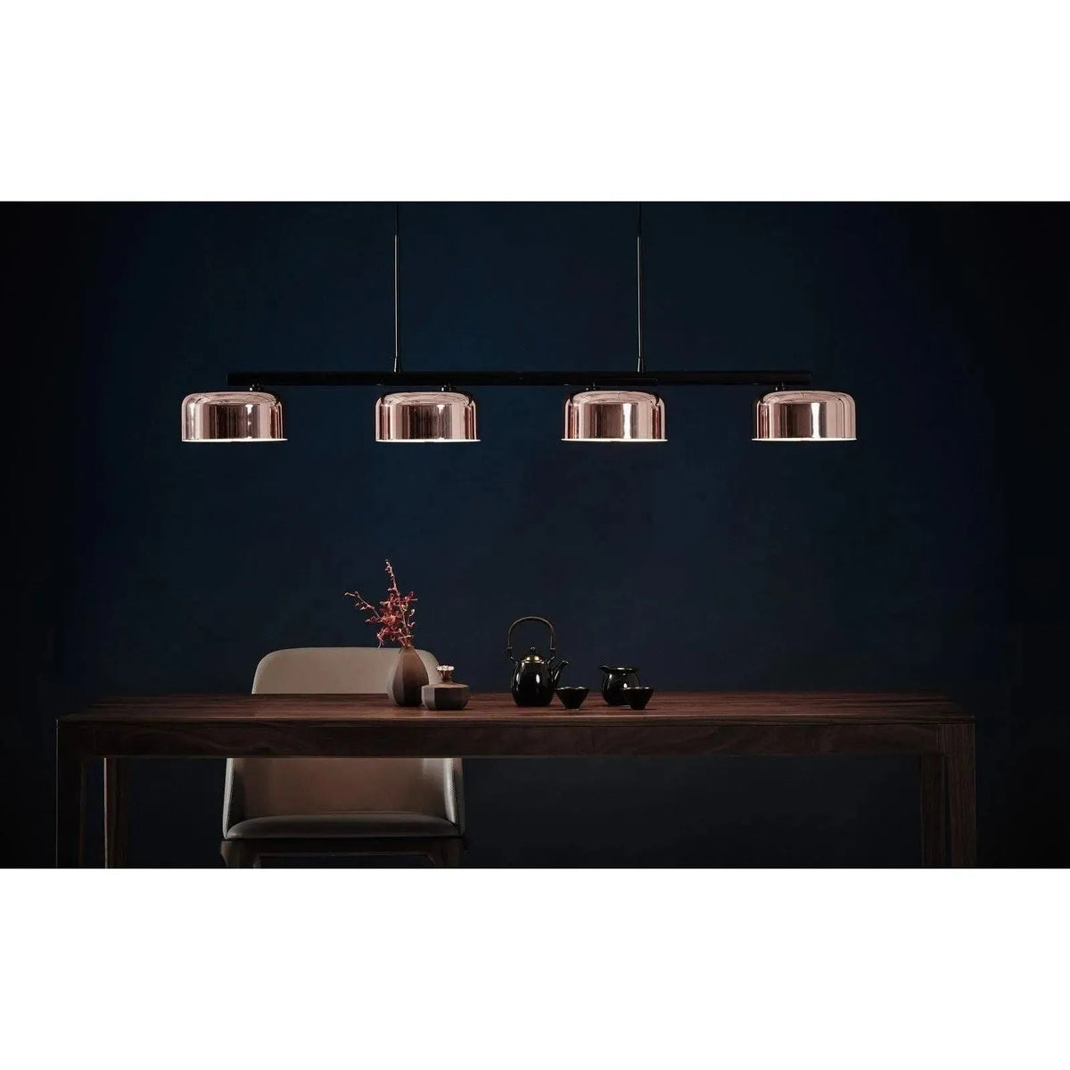 Seed Design - Lalu+ Pendant Light - SQ-250MCTR4-CPR | Montreal Lighting & Hardware