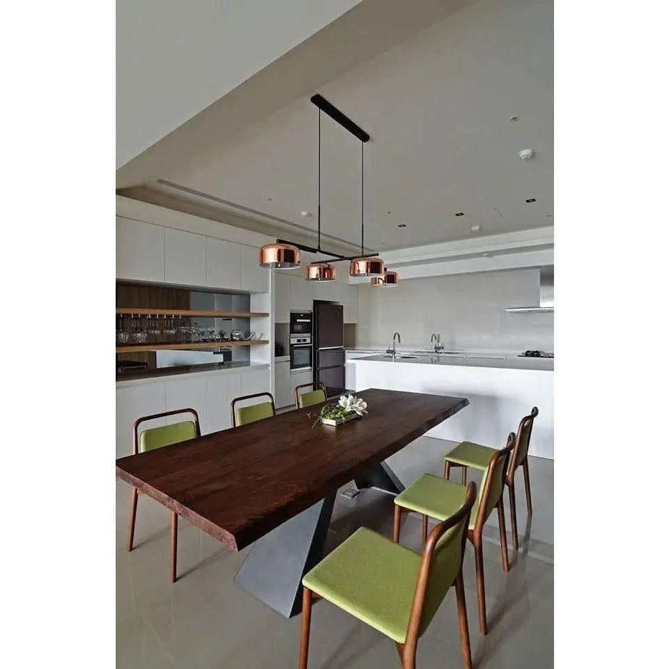 Seed Design - Lalu+ Pendant Light - SQ-250MCTR4-CPR | Montreal Lighting & Hardware