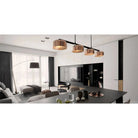 Seed Design - Lalu+ Pendant Light - SQ-250MCTR4-CPR | Montreal Lighting & Hardware