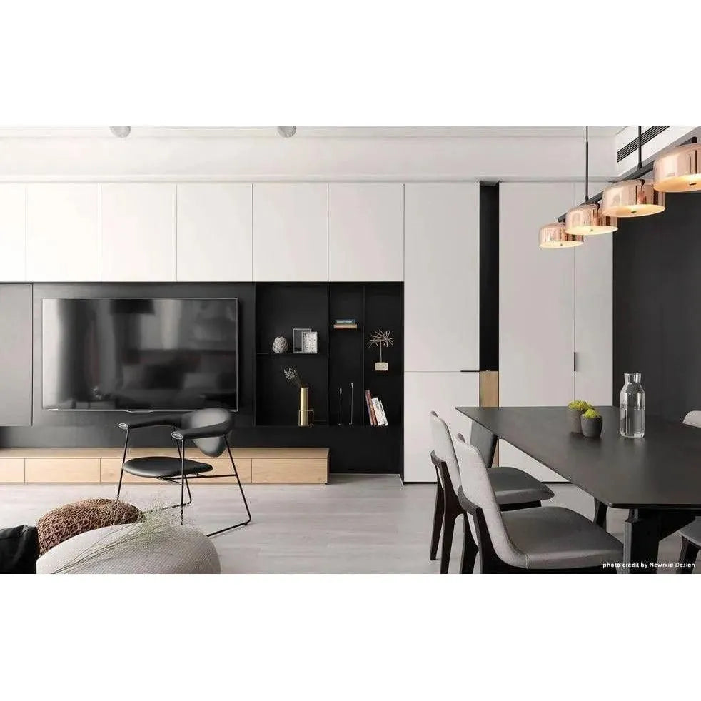 Seed Design - Lalu+ Pendant Light - SQ-250MCTR4-CPR | Montreal Lighting & Hardware