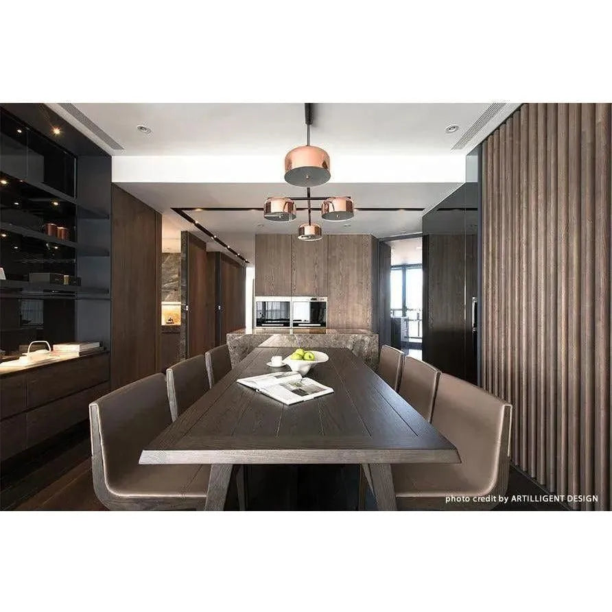 Seed Design - Lalu+ Pendant Light - SQ-250MCTR4-CPR | Montreal Lighting & Hardware