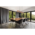 Seed Design - Lalu+ Pendant Light - SQ-250MCTR4-CPR | Montreal Lighting & Hardware