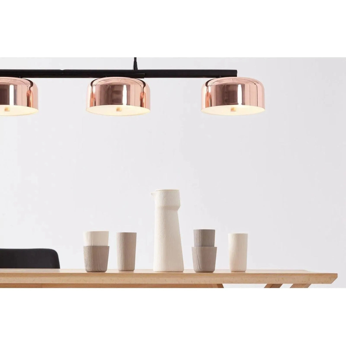 Seed Design - Lalu+ Pendant Light - SQ-250MCTR4-CPR | Montreal Lighting & Hardware