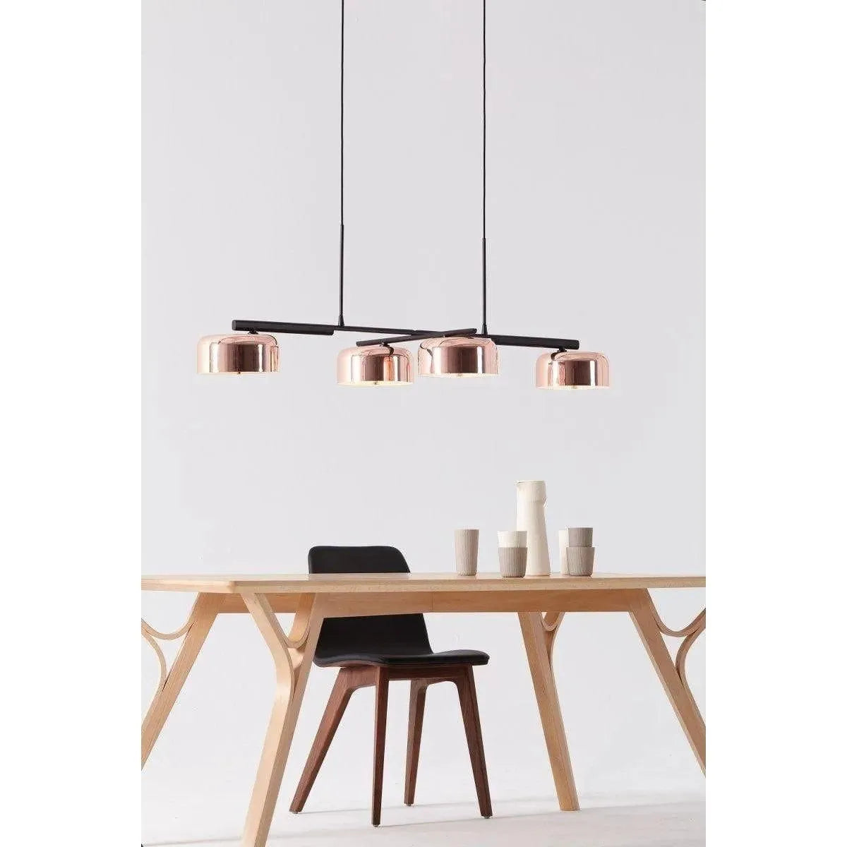Seed Design - Lalu+ Pendant Light - SQ-250MCTR4-CPR | Montreal Lighting & Hardware