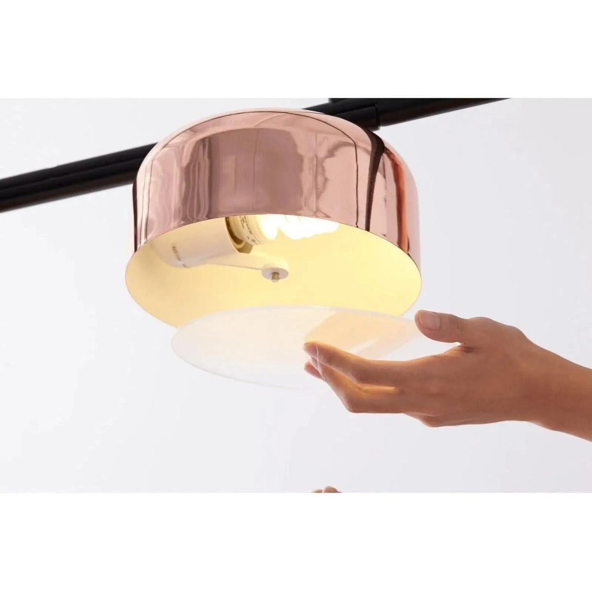 Seed Design - Lalu+ Pendant Light - SQ-250MCTR4-CPR | Montreal Lighting & Hardware