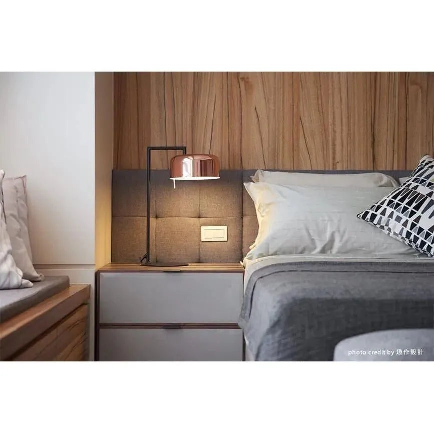 Seed Design - Lalu+ Table Lamp - SQ-250MDR-CPR | Montreal Lighting & Hardware