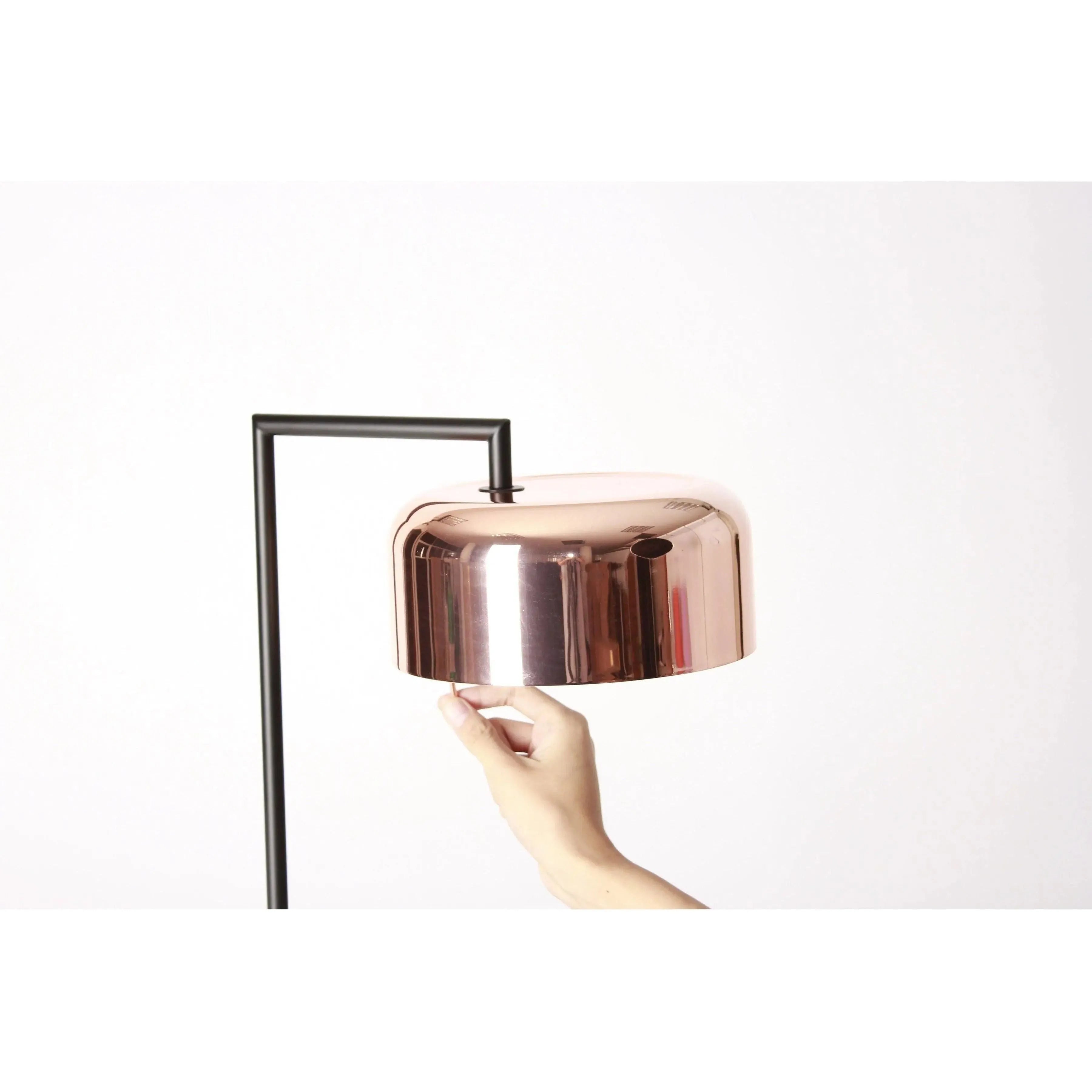 Seed Design - Lalu+ Table Lamp - SQ-250MDR-CPR | Montreal Lighting & Hardware