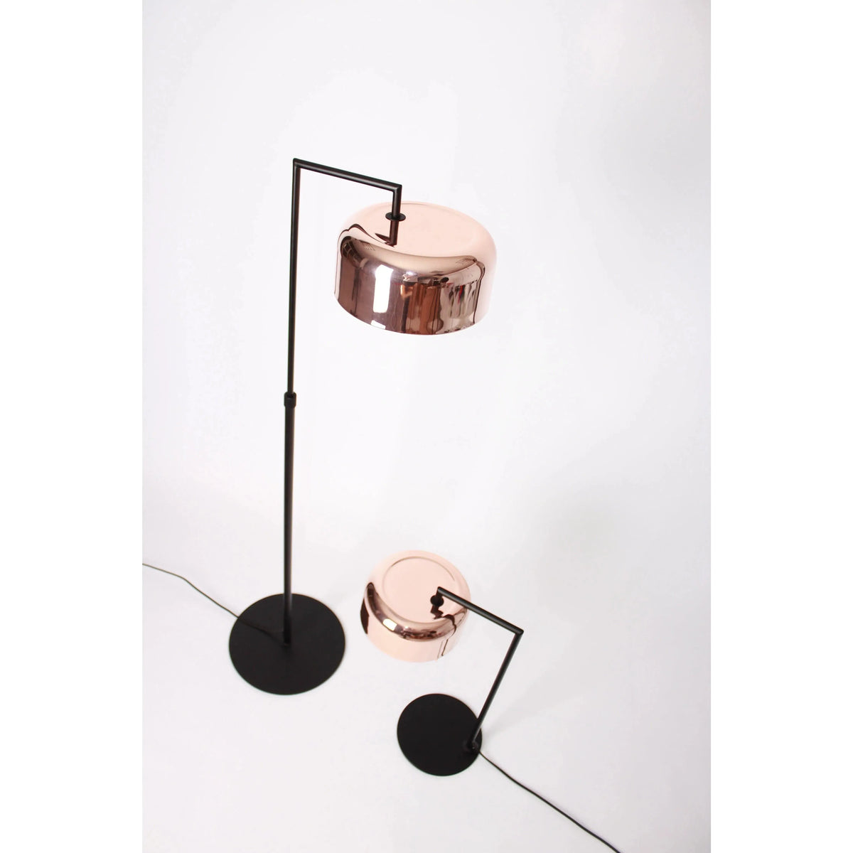 Seed Design - Lalu+ Table Lamp - SQ-250MDR-CPR | Montreal Lighting & Hardware