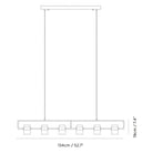 Seed Design - Ling Pendant Light 6 - SLD-80PF6-BK | Montreal Lighting & Hardware