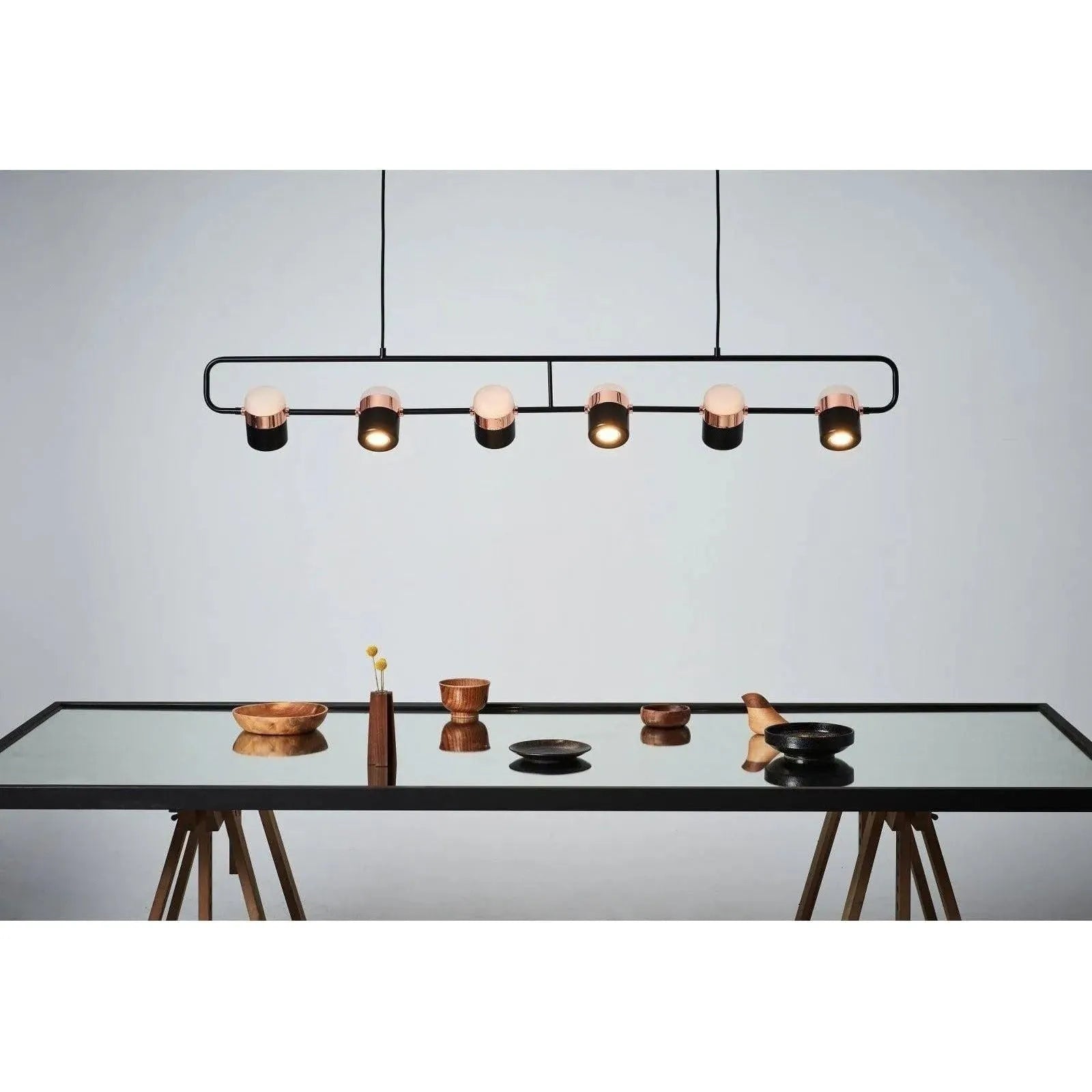 Seed Design - Ling Pendant Light 6 - SLD-80PF6-BK | Montreal Lighting & Hardware